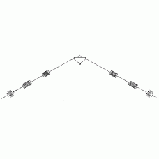 Alpha Delta DX-LB dipoolantenne voor 160,80 en 40 mtr