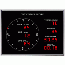 Peet Bros Weatherpicture Groot voor Ultimeter weerstations