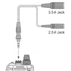 Yaesu CT-91 Microphone Adapter voor Yaesu VX-7 & FT-270